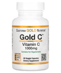 California Gold Nutrition Gold C, Usp Grade Vitamin C, 1,000 Mg, 60 Veggie Capsules