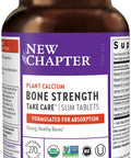 New Chapter Calcium Supplement Bone Strength Whole Food Organic Calcium with Vitamin K2 + D3 + Magnesium, Vegetarian, Gluten Free - 270 Count (3 Month Supply)