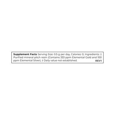 CYMBIOTIKA Pure Shilajit Resin with Elemental Gold, Immune & Digestive Support Supplement, Contains Fulvic , Brain Booster for Focus & Energy, 15 Grams