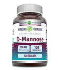 Amazing Formulas D-Mannose 500Mg Tablets Supplement | Non-Gmo | Gluten Free | Made In Usa (120 Count)
