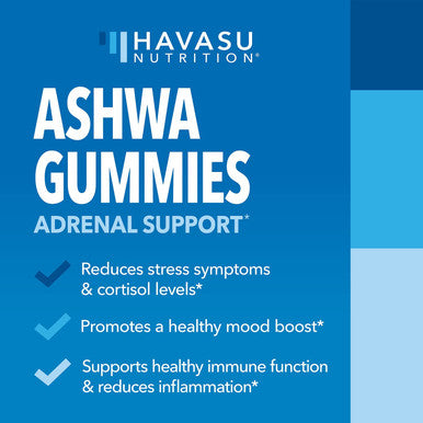 Havasu Nutrition Ashwagandha Gummies Stress Relief Gummy Vitamins Anti Anxiety Supplements Designed to DeStress Calm Worlds First Chillest Ashwa Gummy 1500 mg Ashwagandha 60 Veggie Gummies