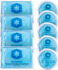 Icewraps 5 X7 Reusable Gel Ice Packs And Small Reusable Ice Packs Bundle - Hot Cold Pack For Injuries Pain Relief Migraines