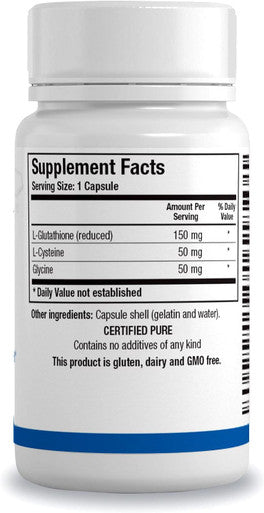 Biotics Research GSH Plus 15 milligrams Glutathione and Glycine Strong Antioxidant Cellular Health 60 Caps