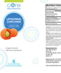 IV for Life Liposomal Curcumin by Core Med Science - 250mg - 6 Fl Oz Liquid - High Absorption Curcumin Supplement