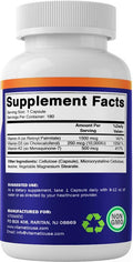 Vitamatic Adk Vitamin Supplement, 180 Veg Capsules, High Potency Vitamins A, D3, K2 For Bone Health, Calcium Absorption, Non-Gmo, Gluten Free
