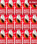 SkinnyDipped Dark Chocolate Peppermint Covered Almonds, Healthy Snack, Plant Protein, Gluten Free, 1.2 Ounce (Pack of 15)