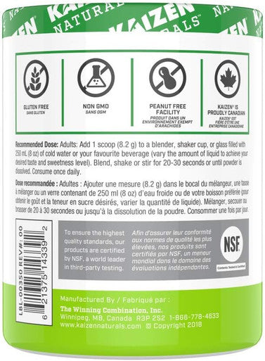 Kaizen Naturals, Bcaa (Branch Chain Amino Acids) Green Apple, 246 gram