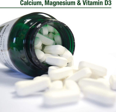 Natures Aid Calcium Magnesium and D3 Helps Maintain Normal Bones Teeth and Muscle Function Vegan 90 Tablets