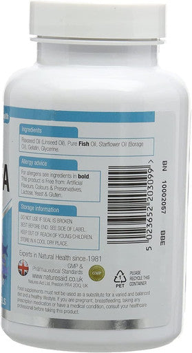 Natures Aid Complete EFA Omega 3,6 + 9 (90 capsule) - x 3 Pack Savers Deal