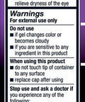 GenTeal Tears Lubricant Eye Gel Severe Dry Eye Relief 0.34 Oz By Genteal