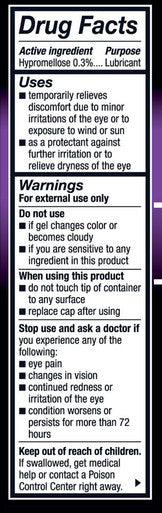 GenTeal Tears Lubricant Eye Gel Severe Dry Eye Relief 0.34 Oz By Genteal