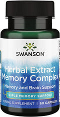 Swanson Herbal Extract Memory Complex 60 Capsules
