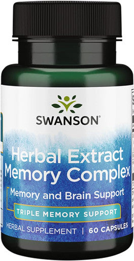 Swanson Herbal Extract Memory Complex 60 Capsules