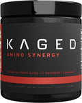 Kaged Muscle Amino Synergy - Vegan BCAA + EAA Powder, Premium Vegan Branched Chain Amino Acid and Essential Amino Acid Supplement with Coconut Water, Raspberry Lemonade, 30 Servings