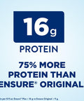 Ensure Clear Nutrition Liquid Drink 0G Fat 8G Of Protein & Plus Nutrition Shake With 16 Grams Of Protein Meal Replacement Shakes Strawberry 8 Fl Oz (Pack Of 24)
