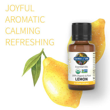 Garden of Life Essential Oils Pack Lavender Peppermint Lemon Tea Tree