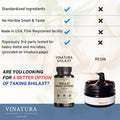 Vinatura Shilajit Pure Himalayan Capsules 1500Mg Supplement