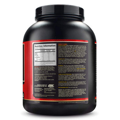 Optimum Nutrition On Gold Standard 100% Whey Protein Primary Source Isolate - Double Rich Chocolate 5 Lbs+ On Gold Standard 100% Whey Protein Primary Source Isolate - Double Rich Chocolate 2 Lbs