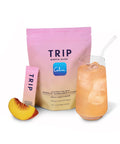TRIP Magnesium Glycinate Powder with LTheanine and Lion's Mane Sugar Free Magnesium Supplement for Adults 250mg Magnesium per Drink Mix Serving Pomegranate Orange Blossom 1 Bag 30 Servings