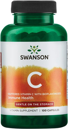 Swanson Buffered Vitamin C w/Bioflavonoids 500 Milligrams 100 Capsules