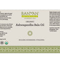 Banyan Botanicals Ashwagandha Bala Oil 4 Oz - Usda Organic - Building & Nourishing - Vitalizing Herbal Massage Oil For Muscles & Joints*