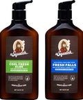 Men's Natural Lotion by Dr. Squatch - Non-Greasy Men's Lotion - 24-hour moisturization hand and body lotion - Made with Shea Butter, Coconut Oil, and Vitamin E - Cool Fresh Aloe and Fresh Falls (2 Pk)