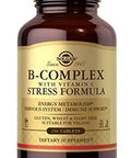Solgar B-Complex With Vitamin C Stress Formula, 250 Tablets - Energy Metabolism, Nervous System & Immune Support - Non-Gmo, Vegan, Gluten Free, Dairy Free, Kosher, Halal - 125 Servings