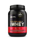 Optimum Nutrition On Gold Standard 100% Whey Protein Primary Source Isolate - Double Rich Chocolate 2 Lbs + On Micronized Creatine Monohydrate Powder - Unflavored 300 Grams