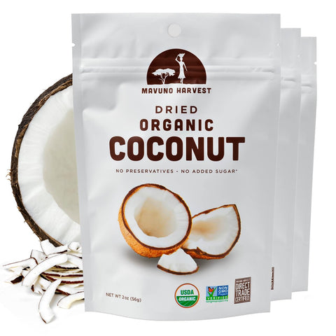 Mavuno Harvest Organic Dried Fruit Variety Pack | Dried Mango, Papaya, Pineapple, Banana, Jackfruit, & Tropical Mix | Healthy, Vegan, No Sugar Added, Non GMO Snacks for Kids & Adults | 2 Ounce, 6 Pack
