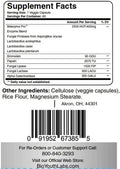 Bioyouth Labs Natural Digestive Enzymes & Probiotic Supplement for Adults 180 Capsules - Nutritious Blend of Digestive Enzymes & Advantage Probiotic for Digestion & Digestive Health.