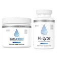 Hi-Lyte Keto K1000 Electrolyte Powder | Hydration Powder Drink Mix | Raw Mineral Flavor, No Stevia | 50 Servings | Plus Electrolyte Replacement Capsules For Rapid Rehydration