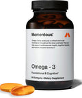 Momentous Omega 3 Fish Oil 1600Mg - Daily Fish Oil Omega 3 Supplement For Women And Men With Epa & Dha - Supports Joint Health - Nsf Certified, Gmo-Free, Gluten Free, 30 Servings