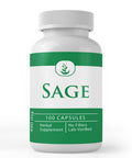 PURE ORIGINAL INGREDIENTS Sage, (100 Capsules), Always Pure, No Additives Or Fillers, Lab Verified