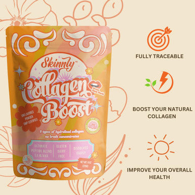 SKINNLY Complete 3 Pack Beef, Marine, And Multi-Collagen Peptides Protein Powder - Supports Skin, Hair, Nails, Joints, And Gut Health
