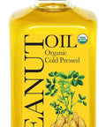 Daana Peanut Oil: CERTIFIED USDA ORGANIC, EXTRA VIRGIN, COLD PRESSED (12 oz)