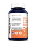 NusaPure Liposomal Vitamin C 2032mg - 200 Veggie Capsules with BioPerine - High Absorption Ascorbic