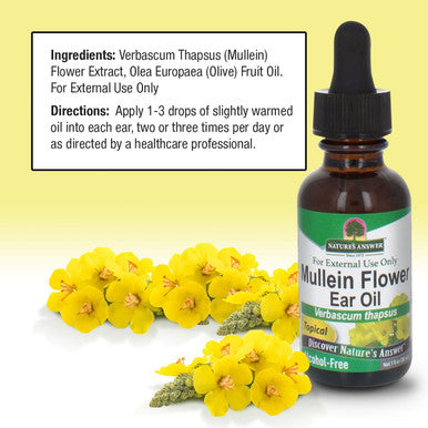 Nature'S Answer Alcohol- Mullein Flower Ear Oil