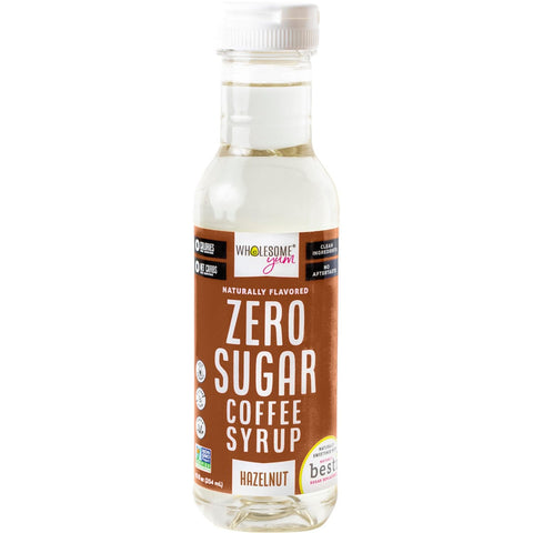 Wholesome Yum Zero Sugar Coffee Syrup (Keto Coffee Syrup) - Sugar Free Vanilla Syrup With Monk Fruit & Allulose - Natural Sweetener & Flavor For Hot & Cold Drinks - Low Carb, Gluten Free (12 fl oz)