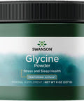 Swanson Amino Acid Ajipure Glycine Powder Pharmaceutical Grade 8 Ounce (227 g) Pwdr