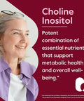 Bestvite Choline Inositol 500mg (120 Vegetarian Capsules) - No Stearates - No Fillers - No Dicalcium Phosphate - Vegan - Non GMO - Gluten
