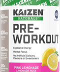 Kaizen Naturals pre-workout, Pink Lemonade, 243 gram