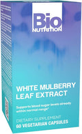 Bio Nutrition Inc White Mulberry Leaf Extract - 1000 Mg - 60 Veg Capsules