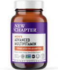New Chapter Men's Multivitamin Advanced Formula for Stress Brain Immune Heart & Energy Support 120 Tablet s