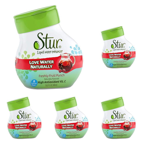 Stur Drinks Strawberry Watermelon Natural Water Enhancer Liquid Drink Mix Sugar Zero Calorie Vitamin C Stevia Make Your Own Fruit Infused Flavored Waters Makes 100 Drinks