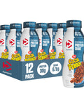 Dymatize Performance Protein Shake, Fruity Pebbles, 30g Protein, 6.1g BCAA for Muscle Recovery, No Added Sugar, Low Fat, 24 Vitamins & Minerals, Gluten-Free, Ready to Drink, On-the-Go Snack, 11.5 fl oz, 15 pack