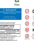Foods For Gut Lactobacillus Johnsonii Probiotic Powder 100 Billion Cfu'S | Digestive & Immune Support | High Potency | L. Johnsonii (30 Gram)