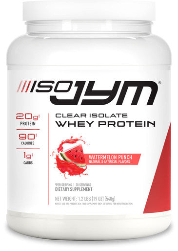 JYM Supplement Science ISO 20 Servings Whey Protein Isolate Bundle - Watermelon and Bombsicle Flavors