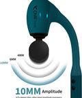 Massage Gun With Extension Handle Deep Tissue Massage Gun For Pain Relief, Muscle Massager For Back Neck Shoulders Waist Legs