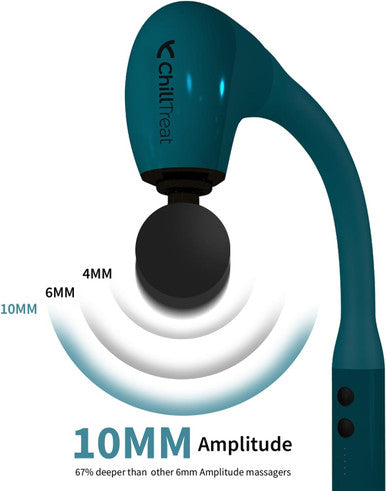Massage Gun With Extension Handle Deep Tissue Massage Gun For Pain Relief, Muscle Massager For Back Neck Shoulders Waist Legs
