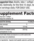 High Potency Black Seed Oil Double Strength Cold Pressed 3 Thymoquinone 500 mg Black Cumin Seed Oil Omega 6 9 Essential Fatty Acids Easy to Swallow Just One Per Day 30 Mini Softgels